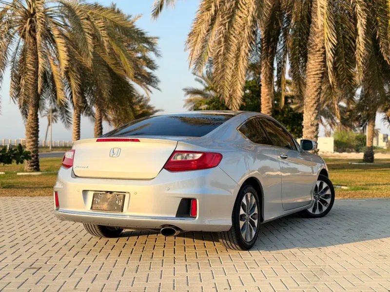2015 Honda Accord LX Sport 4 Cylinders Petrol Engine Silver Beige Sedan GCC Full Option