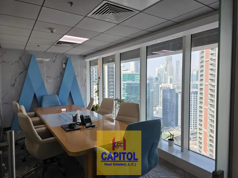 2,400 sqft Office for Rent: FULLY FITTED | AVAILABLE IMMEDIATELY | FURNSIHED :HIGH RISE:Own Washroom and Pantry