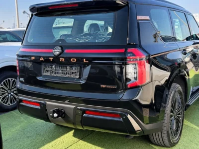 2027 Nissan Patrol 75th Anniversary 3.5-liter twin-turbocharged V6 Engine Black Red SUV GCC