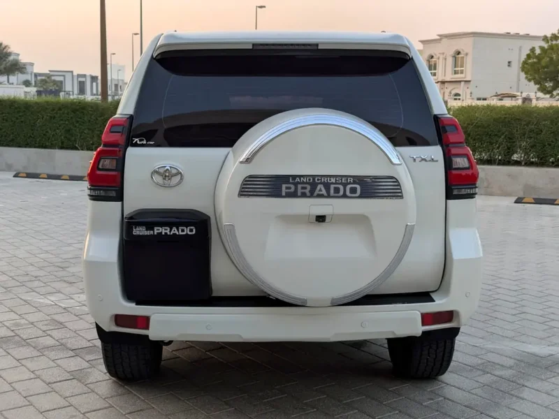 2011 Toyota Prado TXL Facelifted 2023 2.7L 4-Cylinder Petrol Engine White Red SUV GCC Specs