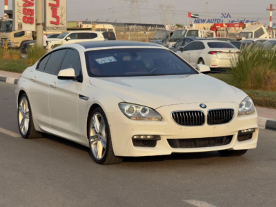 2013 BMW 640i M Package 3.0-liter TwinPower Turbo inline-6 Petrol Engine White Brown Sedan