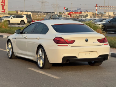 2013 BMW 640i M Package 3.0-liter TwinPower Turbo inline-6 Petrol Engine White Brown Sedan