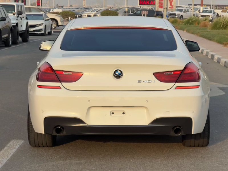 2013 BMW 640i M Package 3.0-liter TwinPower Turbo inline-6 Petrol Engine White Brown Sedan