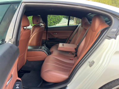 2013 BMW 640i M Package 3.0-liter TwinPower Turbo inline-6 Petrol Engine White Brown Sedan