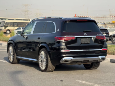 2021 MERCEDES-MAYBACH GLS 600 4.0 Litres V8 Biturbo Petrol Engine Black Maroon SUV Clean Car