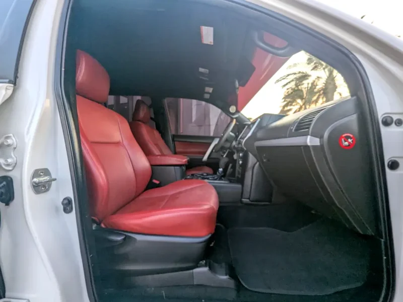 2011 Toyota Prado TXL Facelifted 2023 2.7L 4-Cylinder Petrol Engine White Red SUV GCC Specs