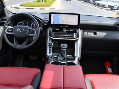 2026 Toyota Land Cruiser GR SPORT 3.5L 6 Cylinders Hybrid Engine Black Red SUV GCC