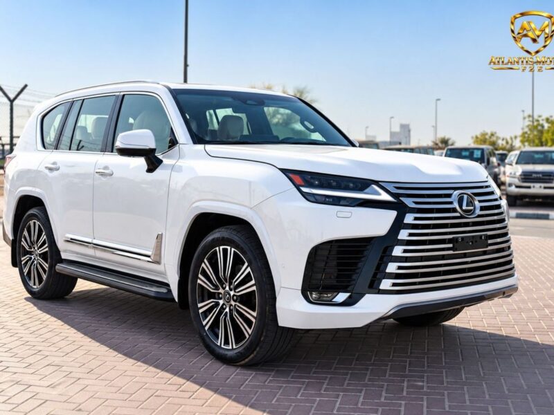 2026 Lexus LX700h SIGNATURE 3.5 Litres 6 Cylinders Hybrid Engine White Red SUV GCC Specs