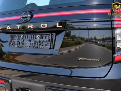 2027 Nissan Patrol 75th Anniversary 3.5-liter twin-turbocharged V6 Engine Black Red SUV GCC