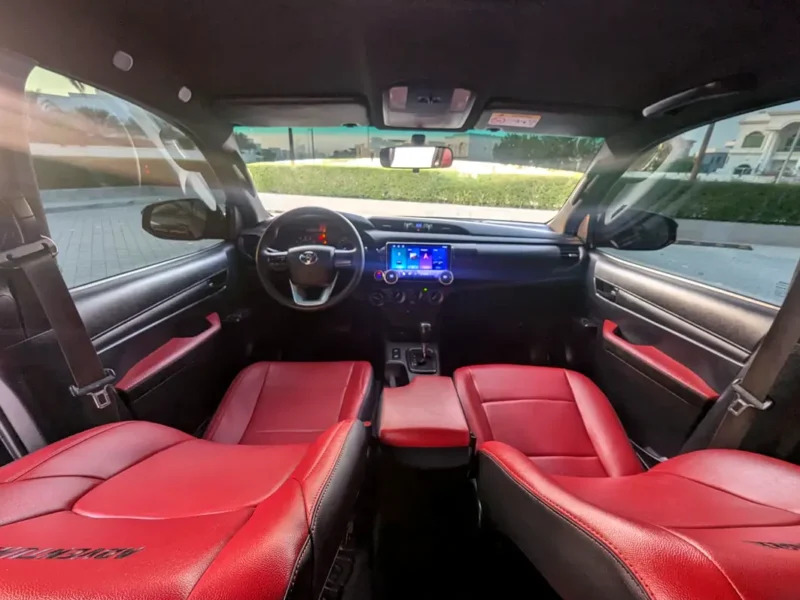 2019 Toyota Hilux Adventure Facelifted 2025 2.7L 4 Cylinders Engine Black Red Pickup Truck