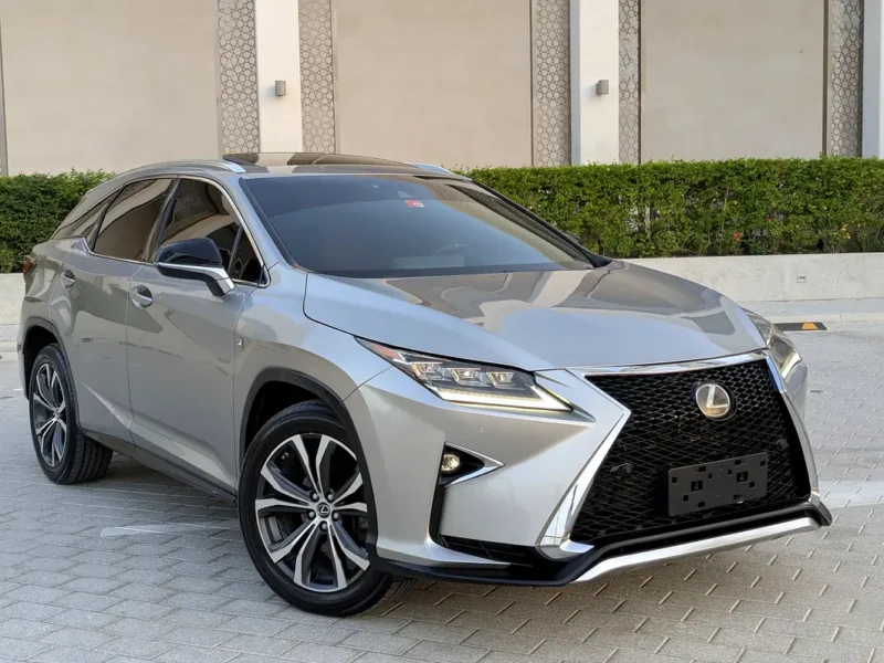 2017 Lexus RX-Series RX 350 F Sport 6 Cylinders Petrol Engine Silver Red SUV American Specs