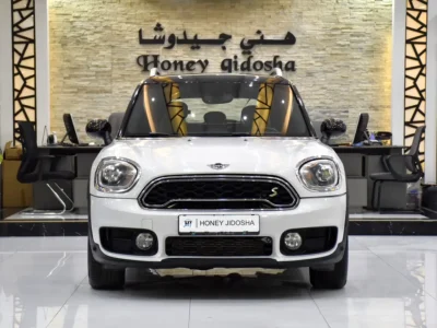 2018 MINI Countryman Cooper S 2.0L Turbocharged 4-Cylinder Engine White Brown Hatchback