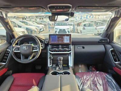 2024 Toyota Land Cruiser VXR 3.3 Litres 6 Cylinders Diesel Engine Black Red SUV Top Variant