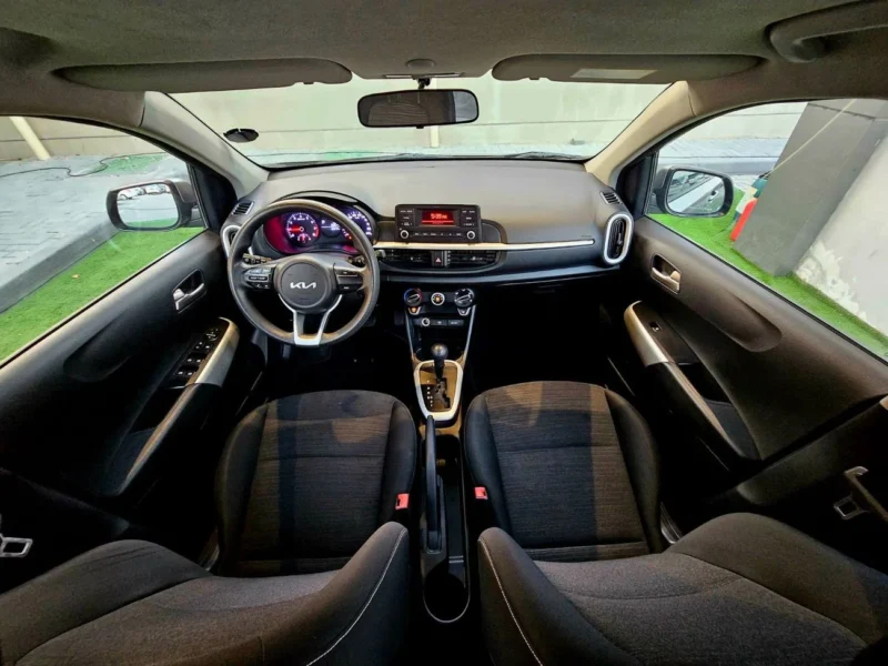 2023 Kia Picanto LX 1.2 Litres 4 Cylinders Petrol Engine Grey Black Hatchback GCC Specs