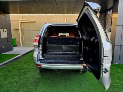 2016 Toyota Prado VXR 2.7 Litres V4 Petrol Engine Silver Tan SUV GCC Specs Automatic