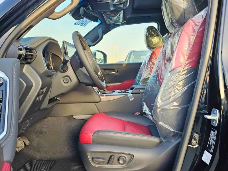 2024 Toyota Land Cruiser VXR 3.3 Litres 6 Cylinders Diesel Engine Black Red SUV Top Variant