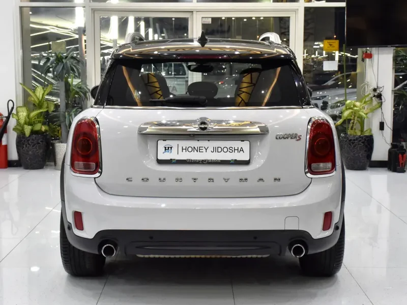 2018 MINI Countryman Cooper S 2.0L Turbocharged 4-Cylinder Engine White Brown Hatchback