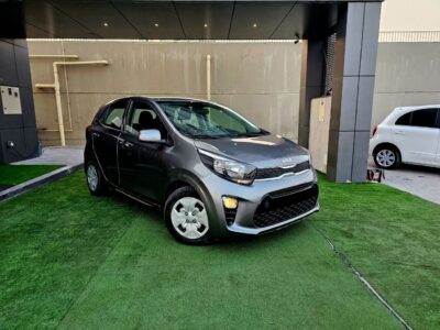 2023 Kia Picanto LX 1.2 Litres 4 Cylinders Petrol Engine Grey Black Hatchback GCC Specs