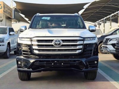 2024 Toyota Land Cruiser VXR 3.3 Litres 6 Cylinders Diesel Engine Black Red SUV Top Variant