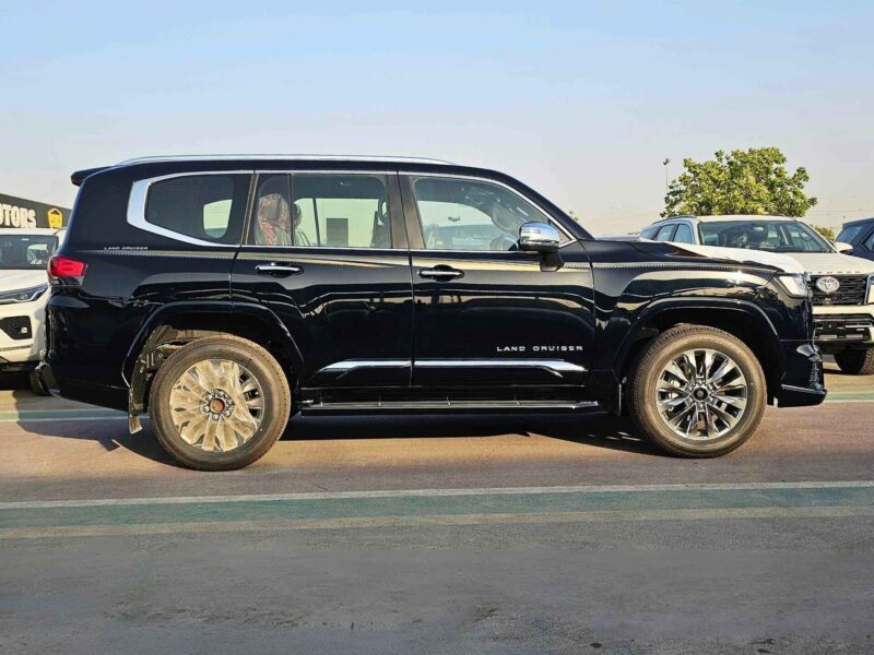 2024 Toyota Land Cruiser VXR 3.3 Litres 6 Cylinders Diesel Engine Black Red SUV Top Variant