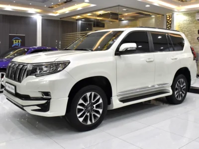 2023 Toyota Prado VXR 6 Cylinders Petrol Engine White Beige SUV GCC Specs Automatic
