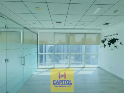 587 sqft Fitted Office with Partition | B2B Tower, Business Bay | Easy Traffic Access