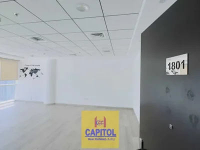587 sqft Fitted Office with Partition | B2B Tower, Business Bay | Easy Traffic Access