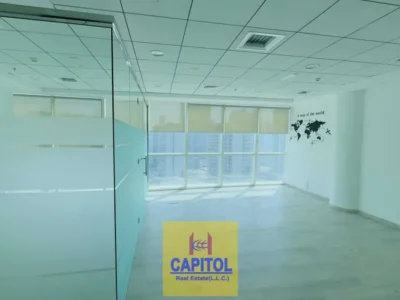 587 sqft Fitted Office with Partition | B2B Tower, Business Bay | Easy Traffic Access