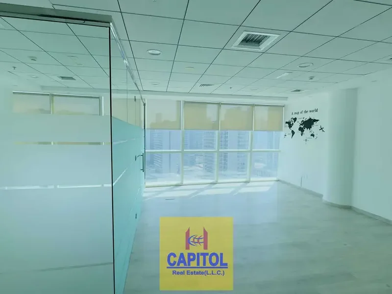 587 sqft Fitted Office with Partition | B2B Tower, Business Bay | Easy Traffic Access