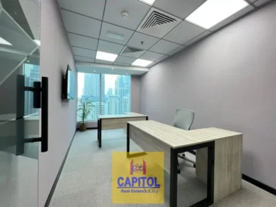 150 sqft FURNISHED OFFICE IN BUSINESS CENTER IN BUSINESS BAY