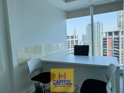 545 sqft Fitted Commercial Office Space | The Burlington Tower, Business Bay