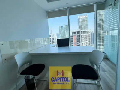 545 sqft Fitted Commercial Office Space | The Burlington Tower, Business Bay