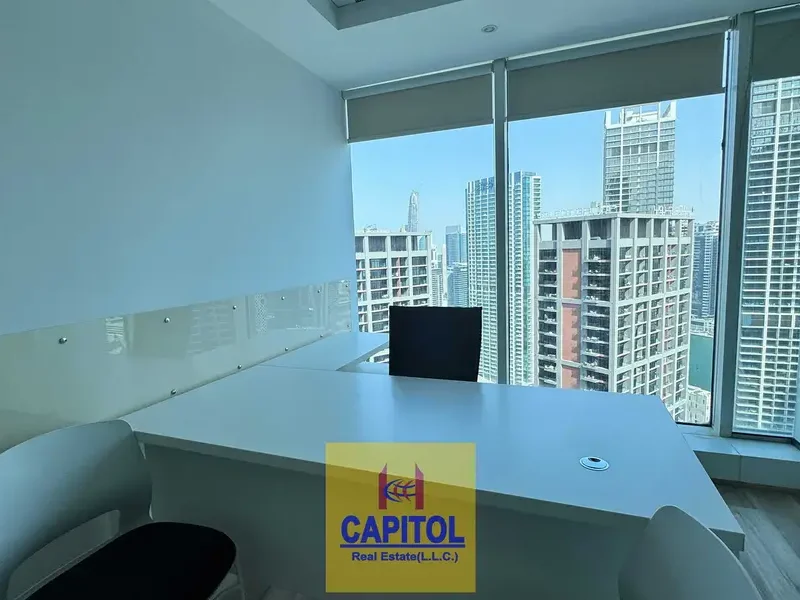 545 sqft Fitted Commercial Office Space | The Burlington Tower, Business Bay