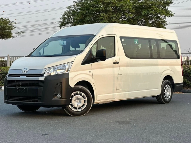 2027 Toyota Hiace Passenger 3.5 Litres 6 Cylinders Petrol Engine White Grey Van GCC Specs