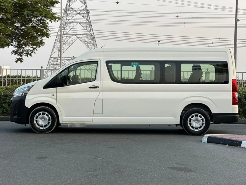 2027 Toyota Hiace Passenger 3.5 Litres 6 Cylinders Petrol Engine White Grey Van GCC Specs
