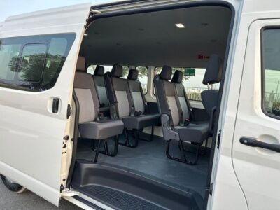 2027 Toyota Hiace Passenger 3.5 Litres 6 Cylinders Petrol Engine White Grey Van GCC Specs