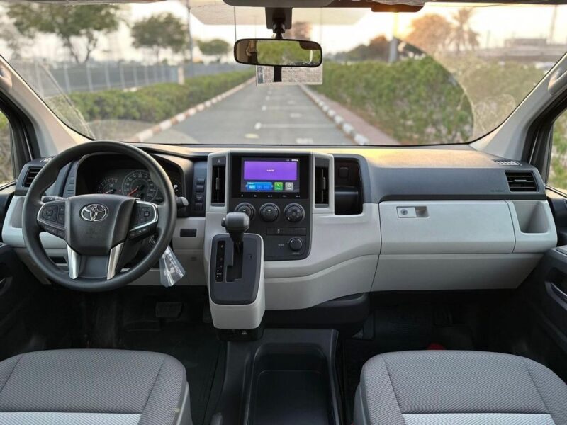 2027 Toyota Hiace Passenger 3.5 Litres 6 Cylinders Petrol Engine White Grey Van GCC Specs