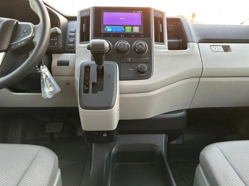 2027 Toyota Hiace Passenger 3.5 Litres 6 Cylinders Petrol Engine White Grey Van GCC Specs