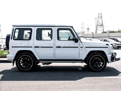 2022 Mercedes-Benz G-Class G 63 AMG 4.0L Bi-turbo V8 Petrol Engine White Tan SUV