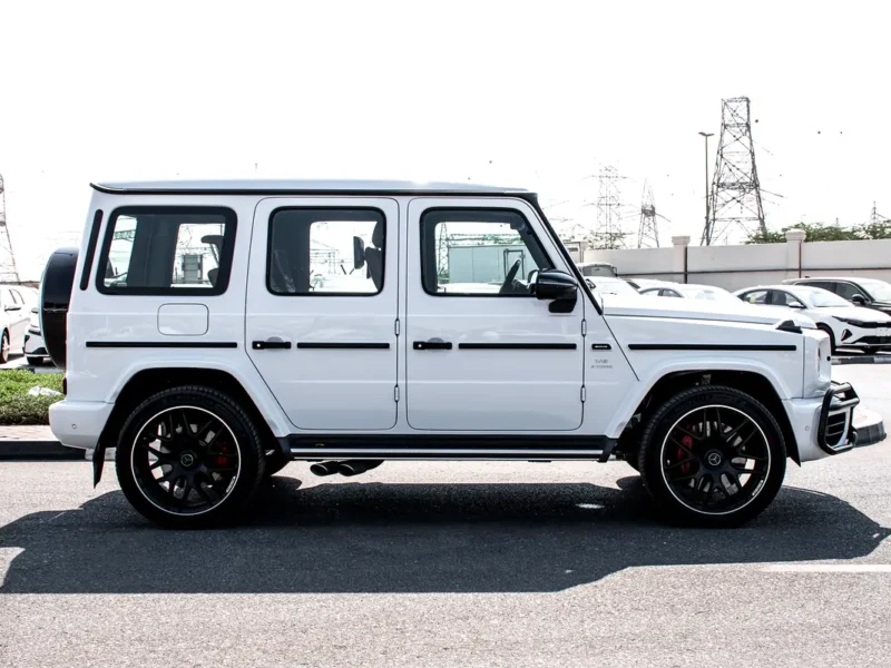 2022 Mercedes-Benz G-Class G 63 AMG 4.0L Bi-turbo V8 Petrol Engine White Tan SUV