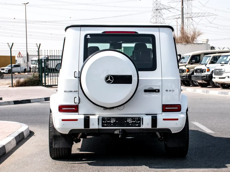 2022 Mercedes-Benz G-Class G 63 AMG 4.0L Bi-turbo V8 Petrol Engine White Tan SUV
