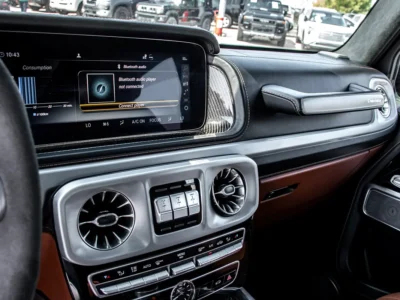 2022 Mercedes-Benz G-Class G 63 AMG 4.0L Bi-turbo V8 Petrol Engine White Tan SUV