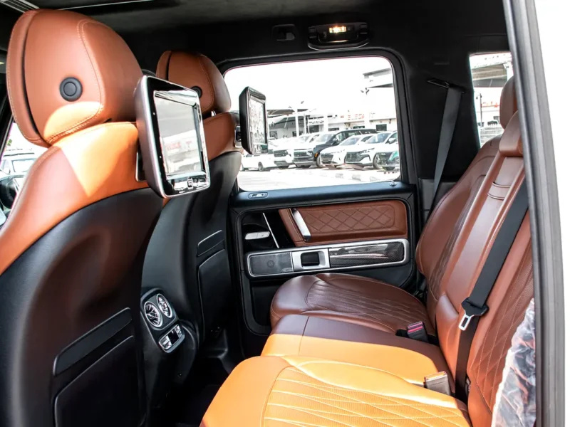 2022 Mercedes-Benz G-Class G 63 AMG 4.0L Bi-turbo V8 Petrol Engine White Tan SUV