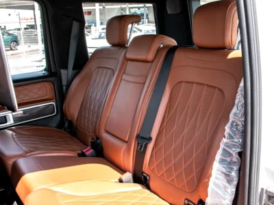 2022 Mercedes-Benz G-Class G 63 AMG 4.0L Bi-turbo V8 Petrol Engine White Tan SUV