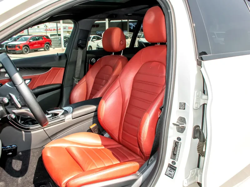 2016 Mercedes-Benz C-Class C43 AMG 3.0-liter V6 Biturbo Petrol Engine White Red Hatchback2016 Mercedes-Benz C-Class C43 AMG 3.0-liter V6 Biturbo Petrol Engine White Red Hatchback