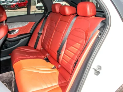 2016 Mercedes-Benz C-Class C43 AMG 3.0-liter V6 Biturbo Petrol Engine White Red Hatchback2016 Mercedes-Benz C-Class C43 AMG 3.0-liter V6 Biturbo Petrol Engine White Red Hatchback