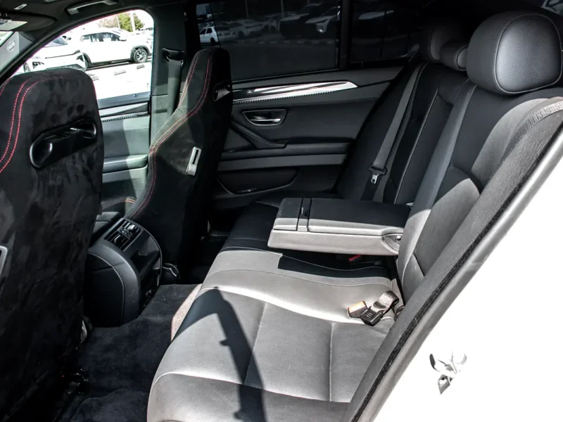 2011 BMW 5-Series 535i 3.0-liter TwinPower Turbo inline-6 Petrol Engine White Black Sedan