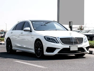 2015 Mercedes-Benz S-Class S 63 AMG V8 Twin-Turbo Petrol Engine White Black Sedan Japanese Specs