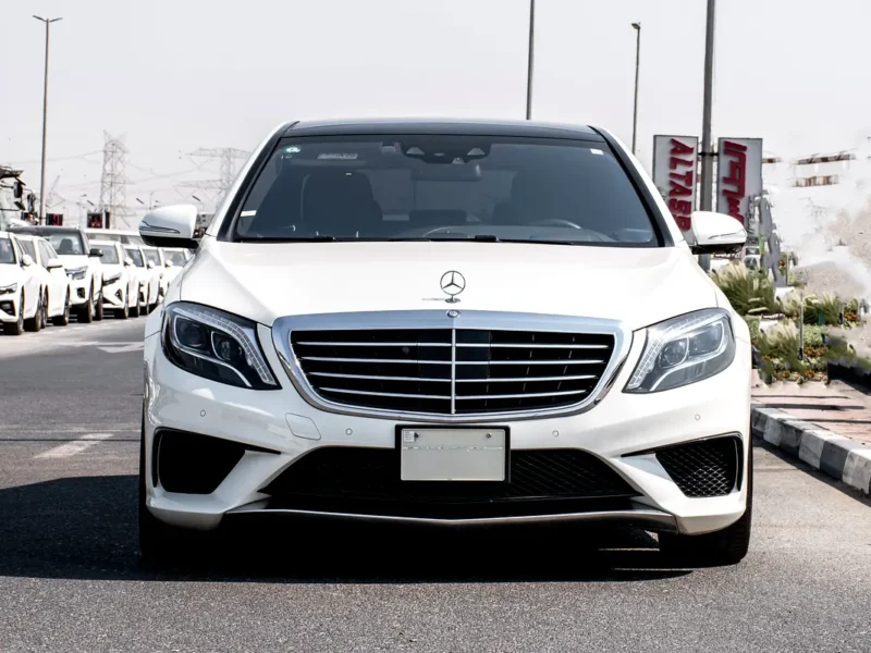 2015 Mercedes-Benz S-Class S 63 AMG V8 Twin-Turbo Petrol Engine White Black Sedan Japanese Specs
