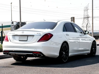 2015 Mercedes-Benz S-Class S 63 AMG V8 Twin-Turbo Petrol Engine White Black Sedan Japanese Specs